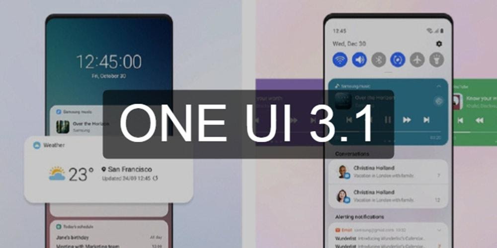 رابط کاربری One ui 3.1